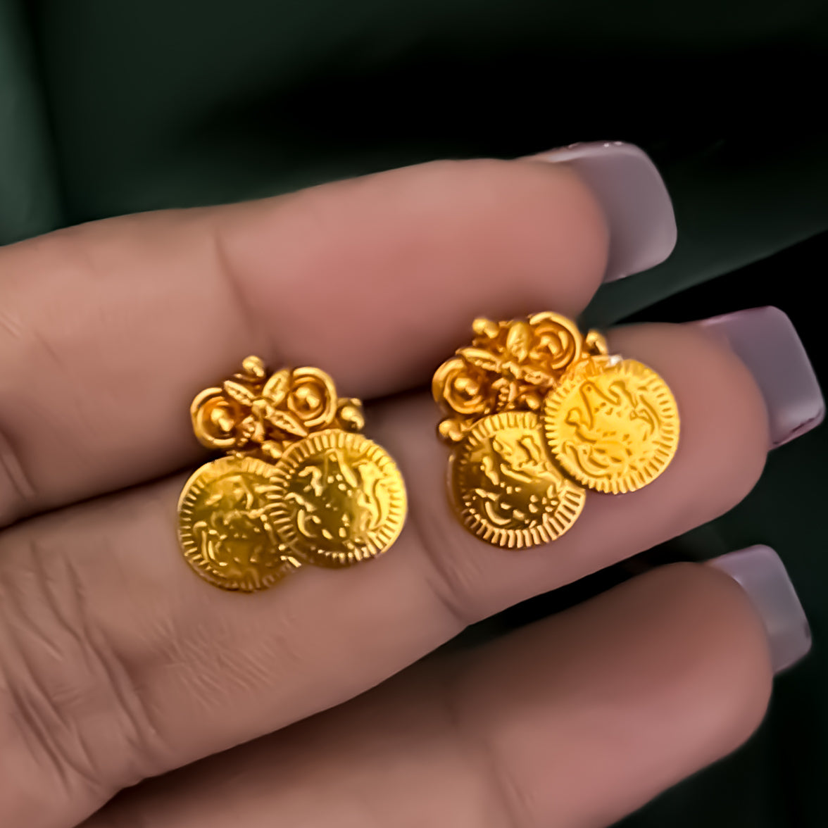 Double Layer Kashumala Golden Necklace Set