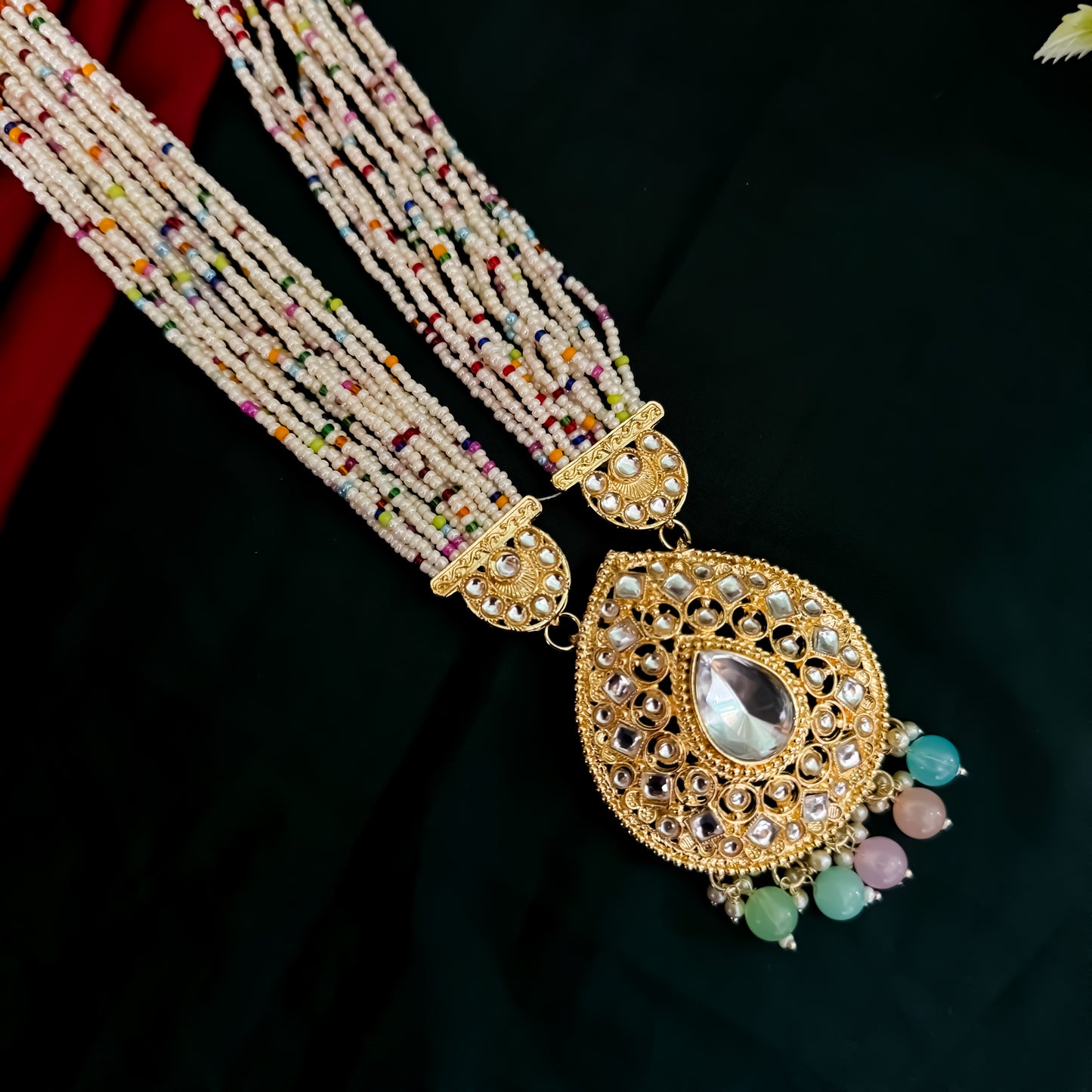Jayati Pearl Long Necklace Set