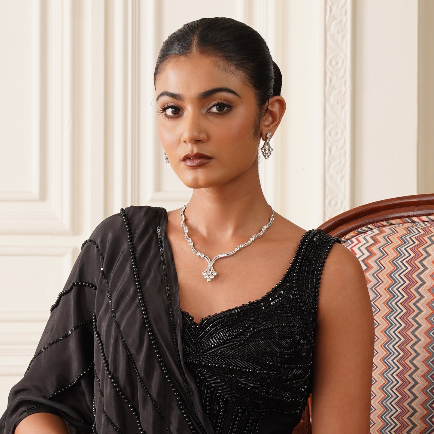 Amaya American Diamond Necklace Set