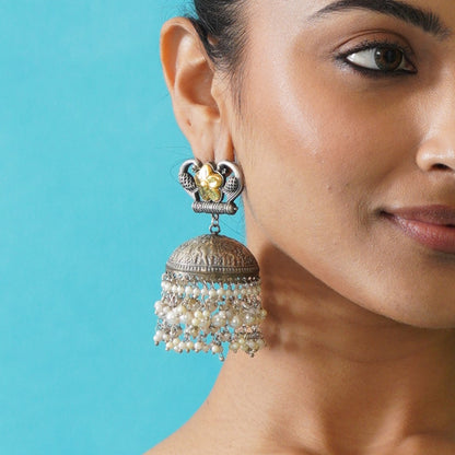 Sai Premium Brass Jhumka Earrings