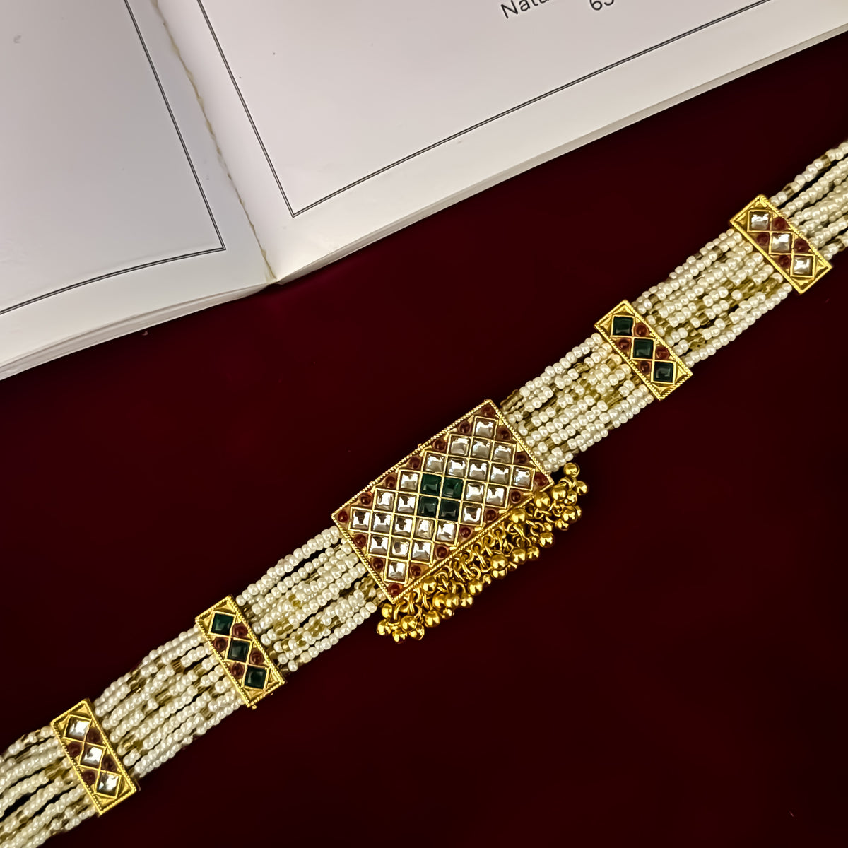 Rajeswani Premium Heritage Rajwadi Necklace Set