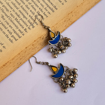 Afghani Glass Dangler Earrings