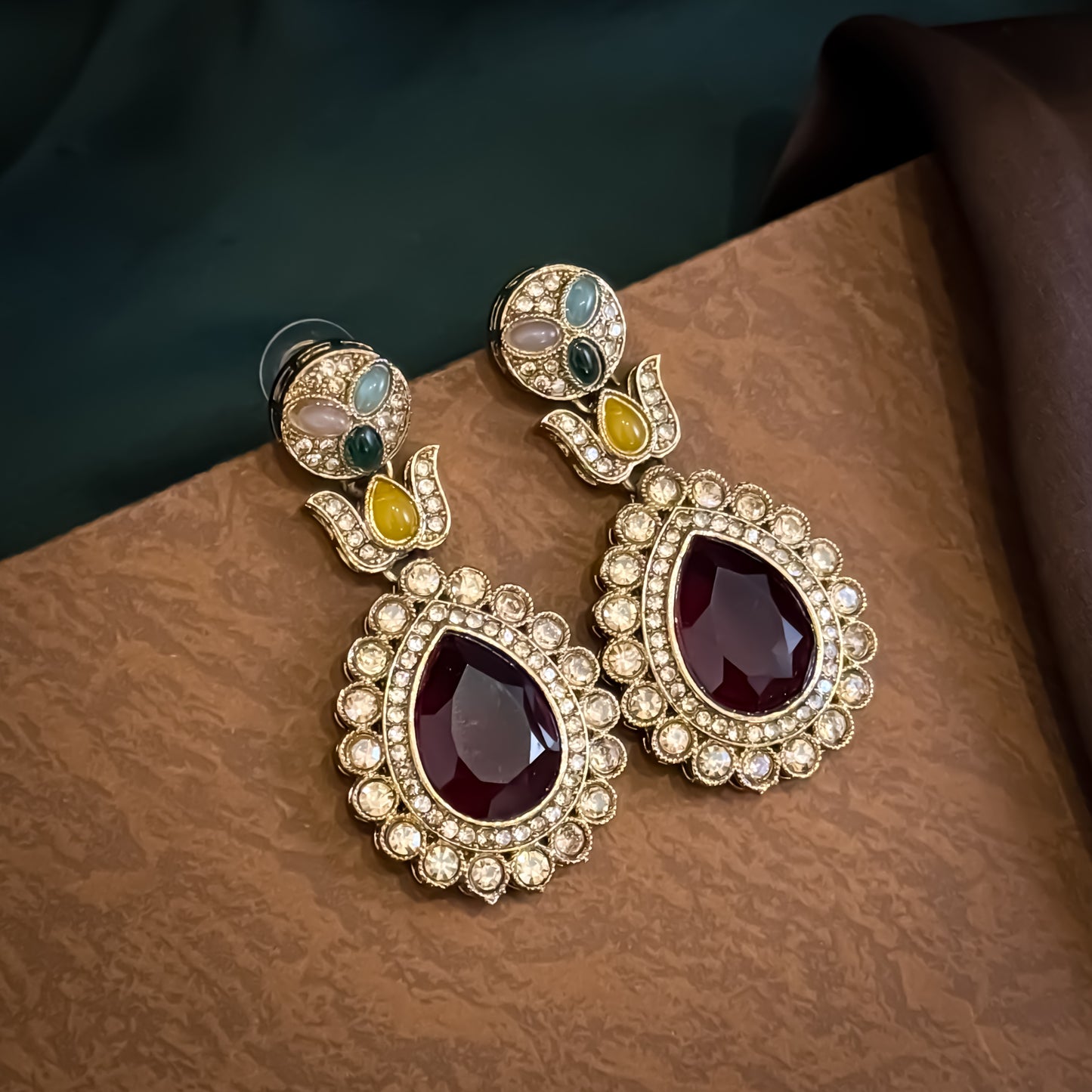 Multi Shazia Kundan Necklace Set