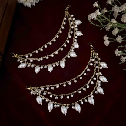 Gurpreet Golden 3 Layer Detachable Earchain/Sahara