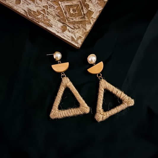 Wella wooden Lightweight Earrings