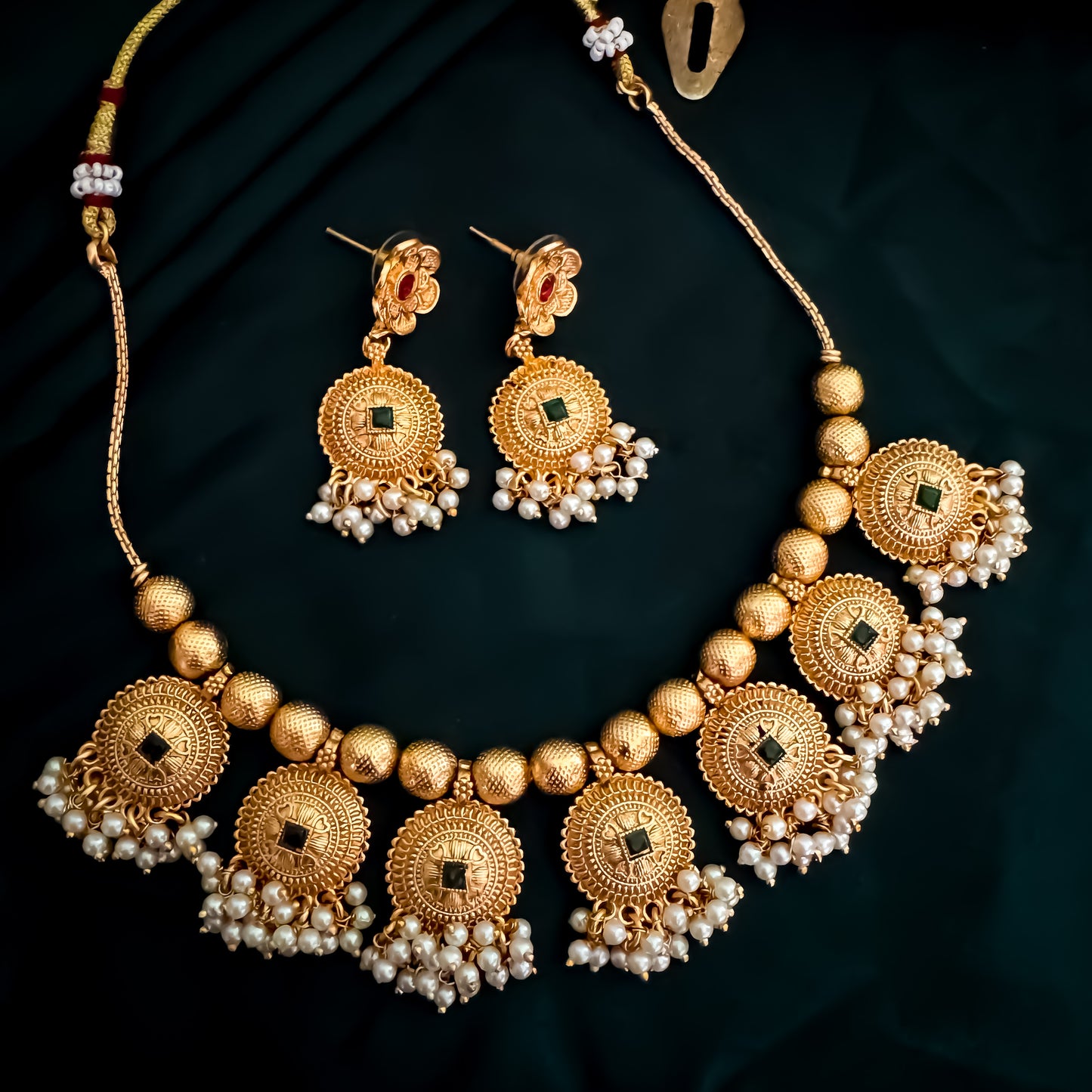 Gopika Pearl Necklace Set