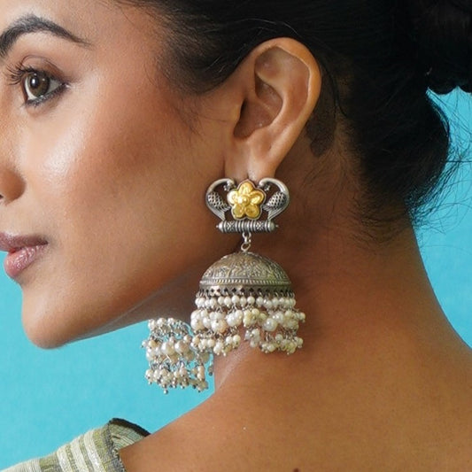 Sai Premium Brass Jhumka Earrings