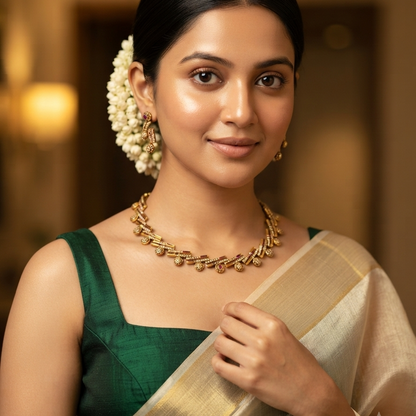 Dhiman Minimal AD Necklace Set