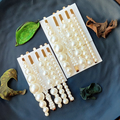Pearl Korean Clip Set of 5