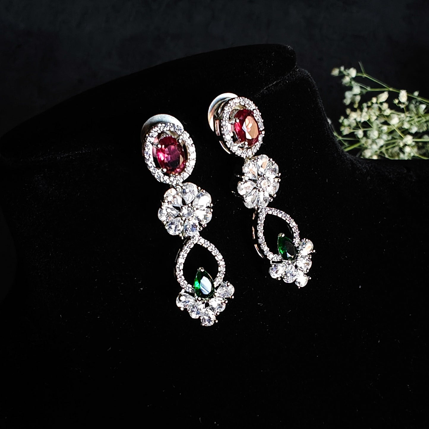 Yani Premium American Diamond (AD) Necklace Set