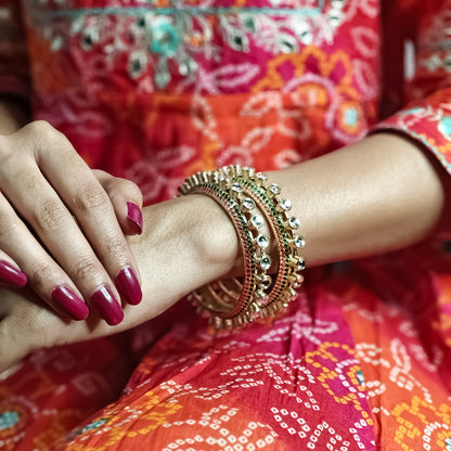 Nargis Kundan Bangles