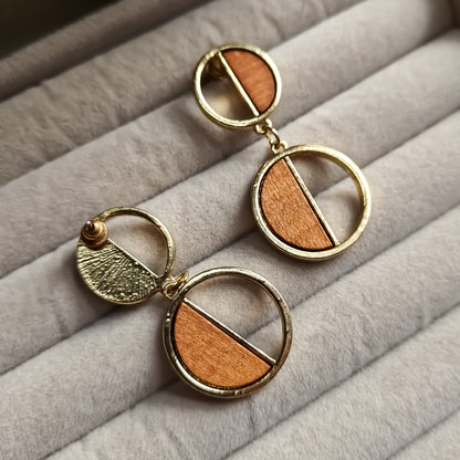 Stellar Wooden Statement Earrings