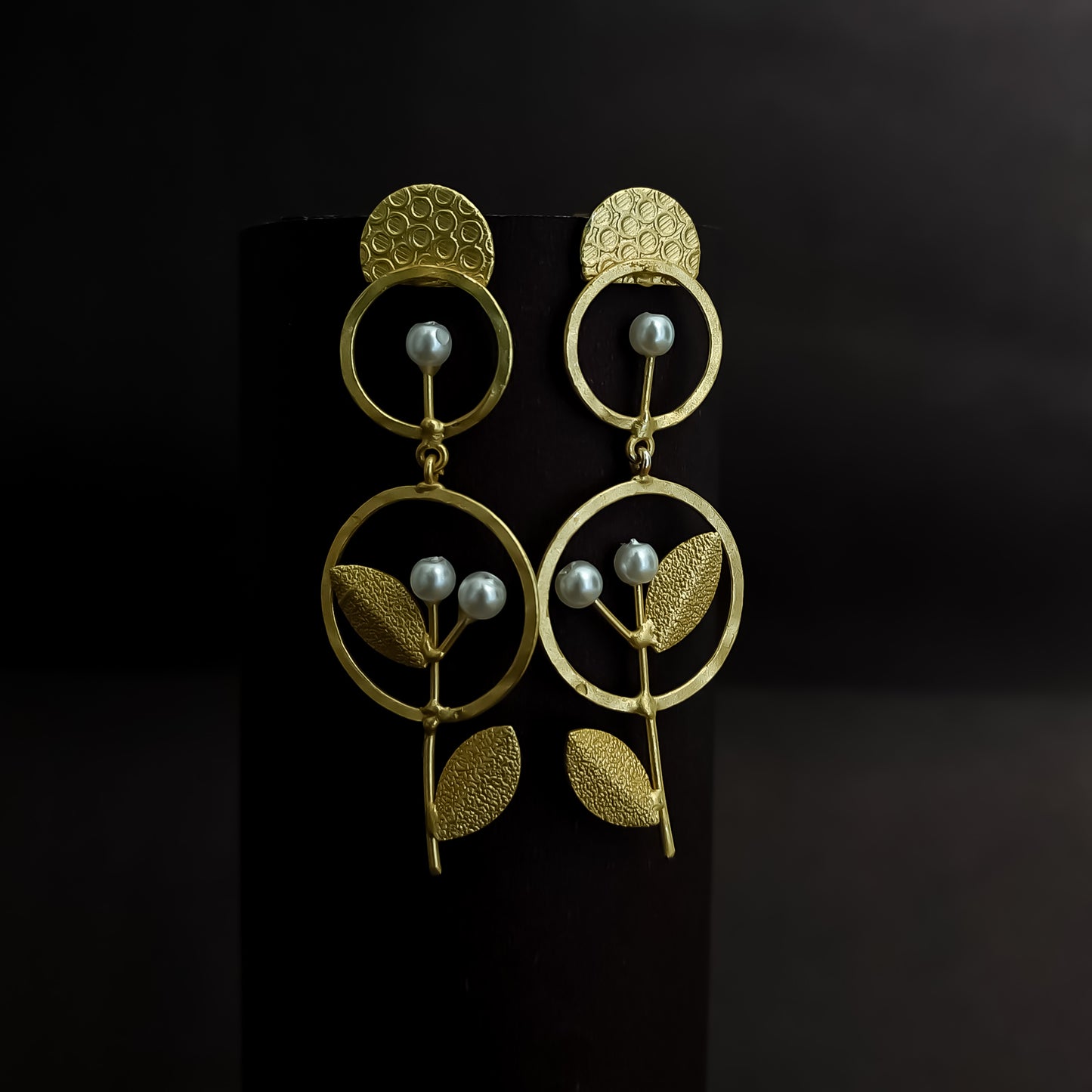 Teresa Handcrafted Brass Earrings