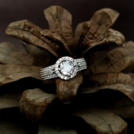 Chloe American Diamond Adjustable Ring
