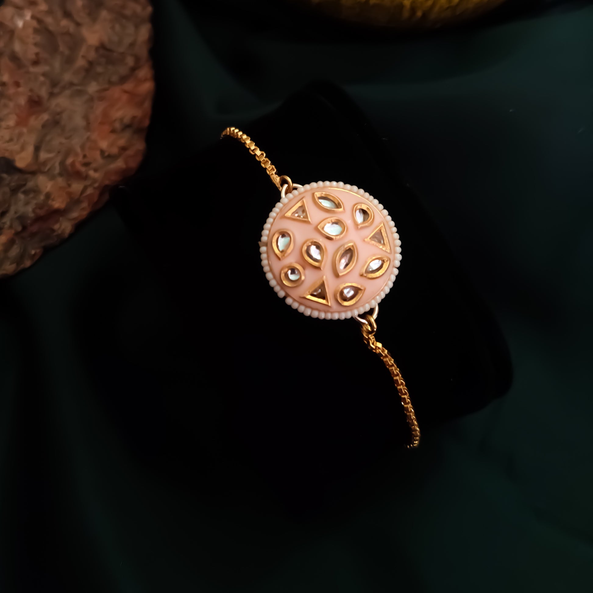 Jigyasa Meenakari Adjustable Bracelet