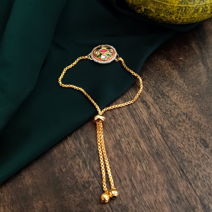Shree Meenakari Adjustable Bracelet