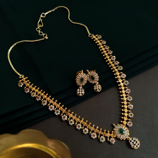 Harshi AD Necklace Set