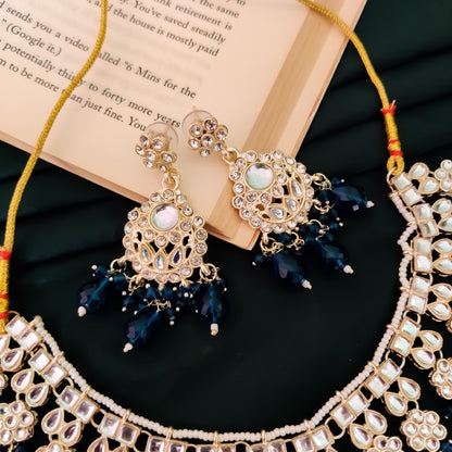 Suhaila Necklace Set - Blue
