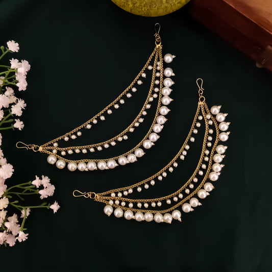 Ishani Detachable Earchains - Golden Polish
