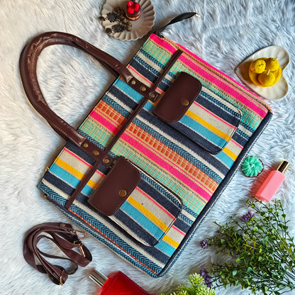 Diana Laptop Bag- Pastel Hue