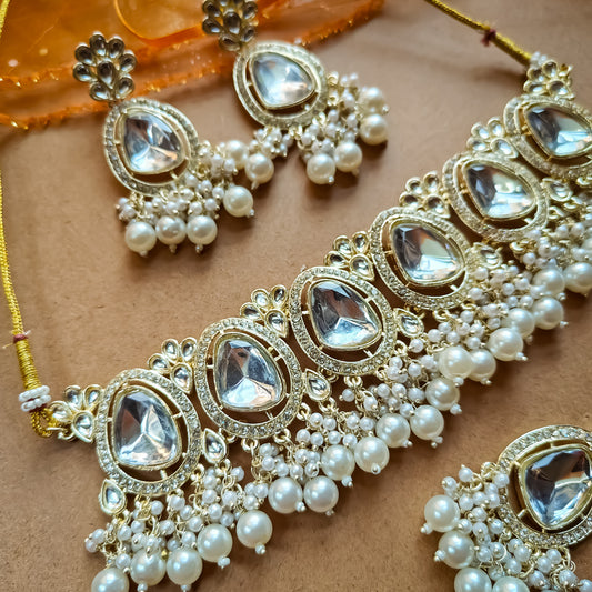 Mehran Necklace Sets- Golden