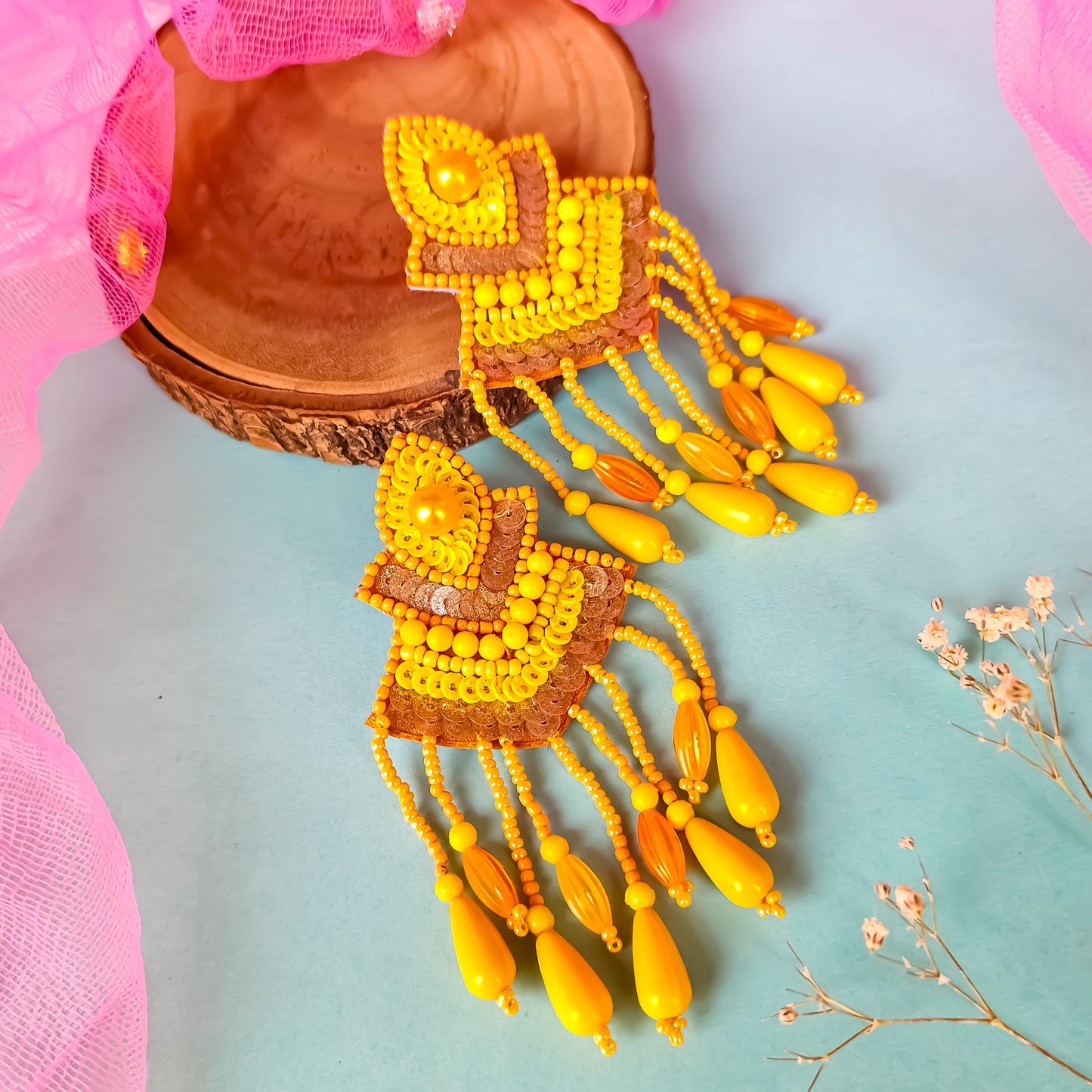 Rebeca Hand Embroidered Necklace Set