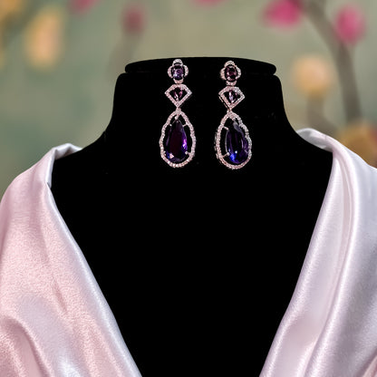 Sophie AD Necklace Set - Purple