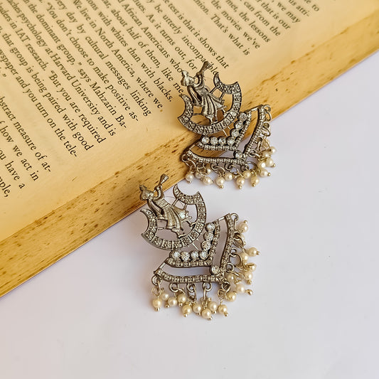Rajas Motif Earrings
