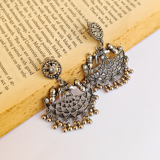 Suyash Elephant Motif Earrings