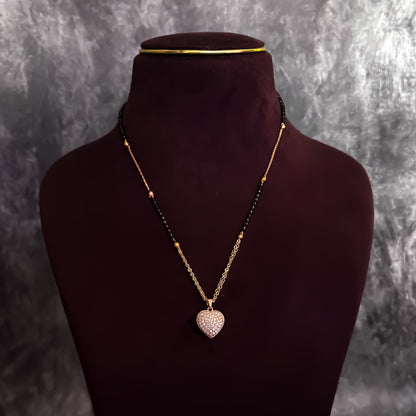 Pearl Heart AD Mangalsutra
