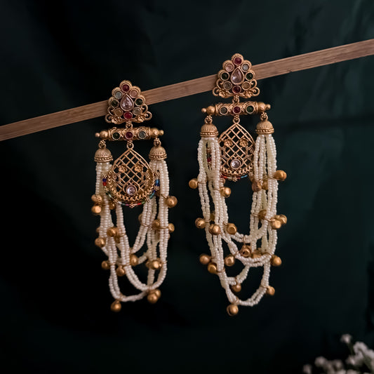 Shambhavi Kashmiri Brass Chandbali Earrings