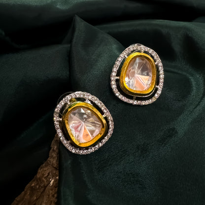 Emily Polki Look Alike Stud Earrings