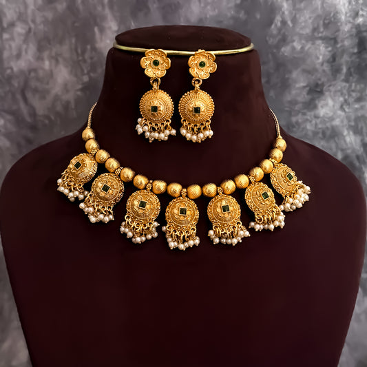 Gopika Pearl Necklace Set