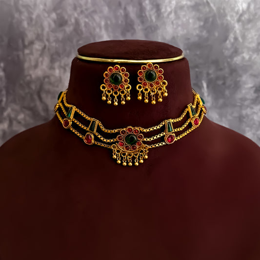Kusum Choker Necklace Set