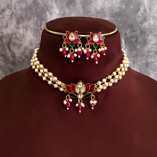 Kamalkriti Necklace Set