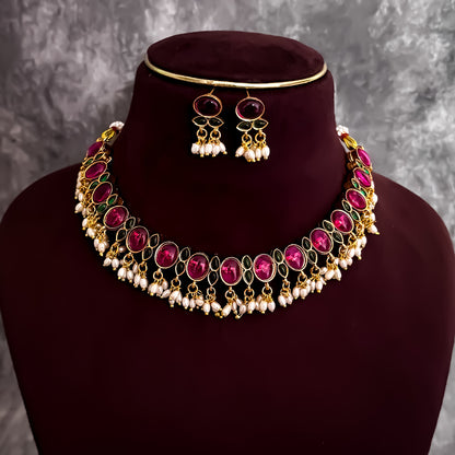 Madhumita 2 In 1 Reversible Necklace Set