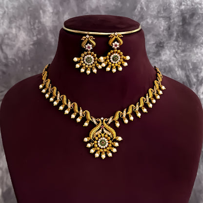 Konika AD Necklace Set