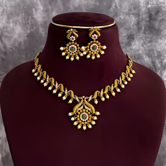 Konika AD Necklace Set