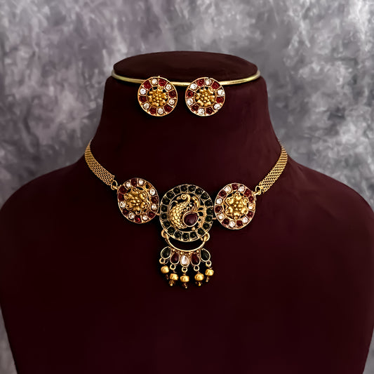 Sangavi Choker Necklace Set
