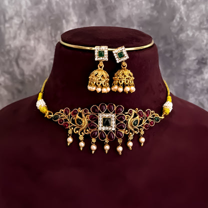 Baruni Choker Necklace Set