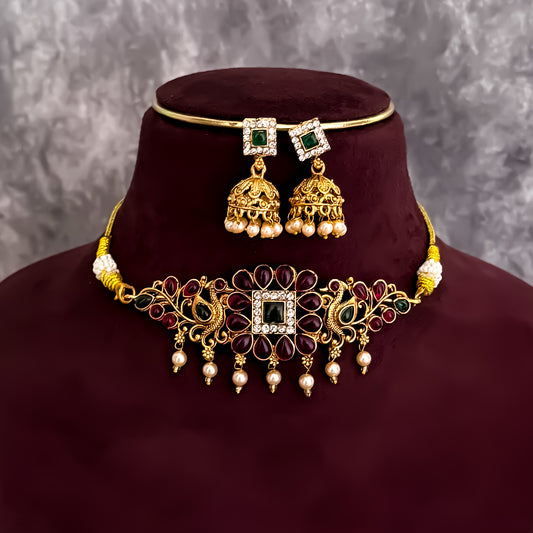 Baruni Choker Necklace Set