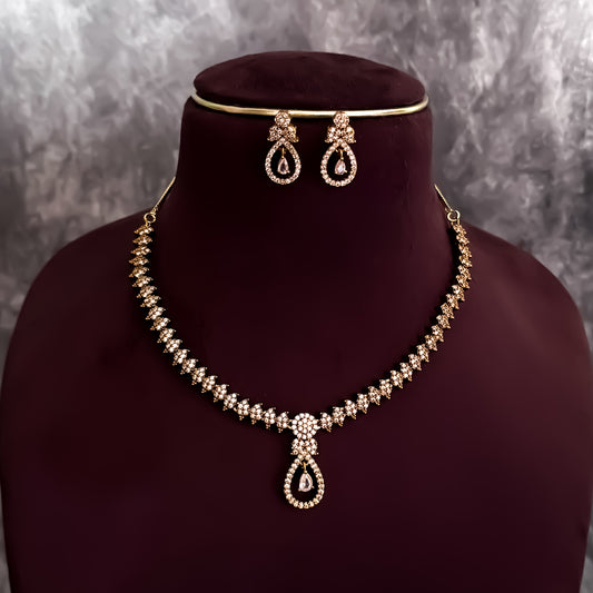 Subhashini Minimal AD Necklace Set