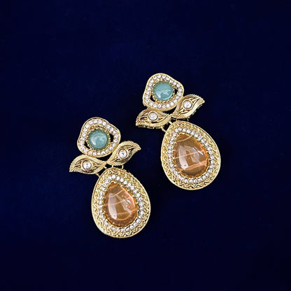 Divyansha Premium Sabyasachi Necklace Set (Assorted Multi Color)