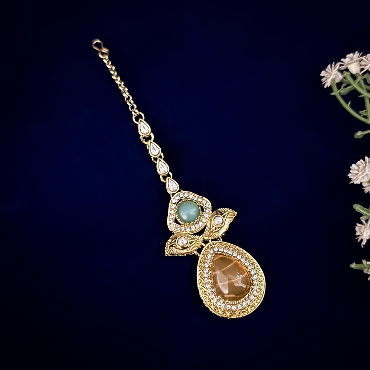 Divyansha Premium Sabyasachi Necklace Set (Assorted Multi Color)