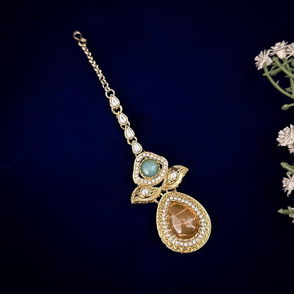 Divyansha Premium Sabyasachi Necklace Set (Assorted Multi Color)