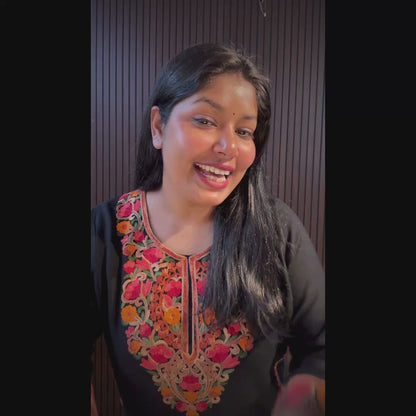 Butterfly Kashmiri Adjustable Brass Ghungroo Haathphool (Pair) - Golden