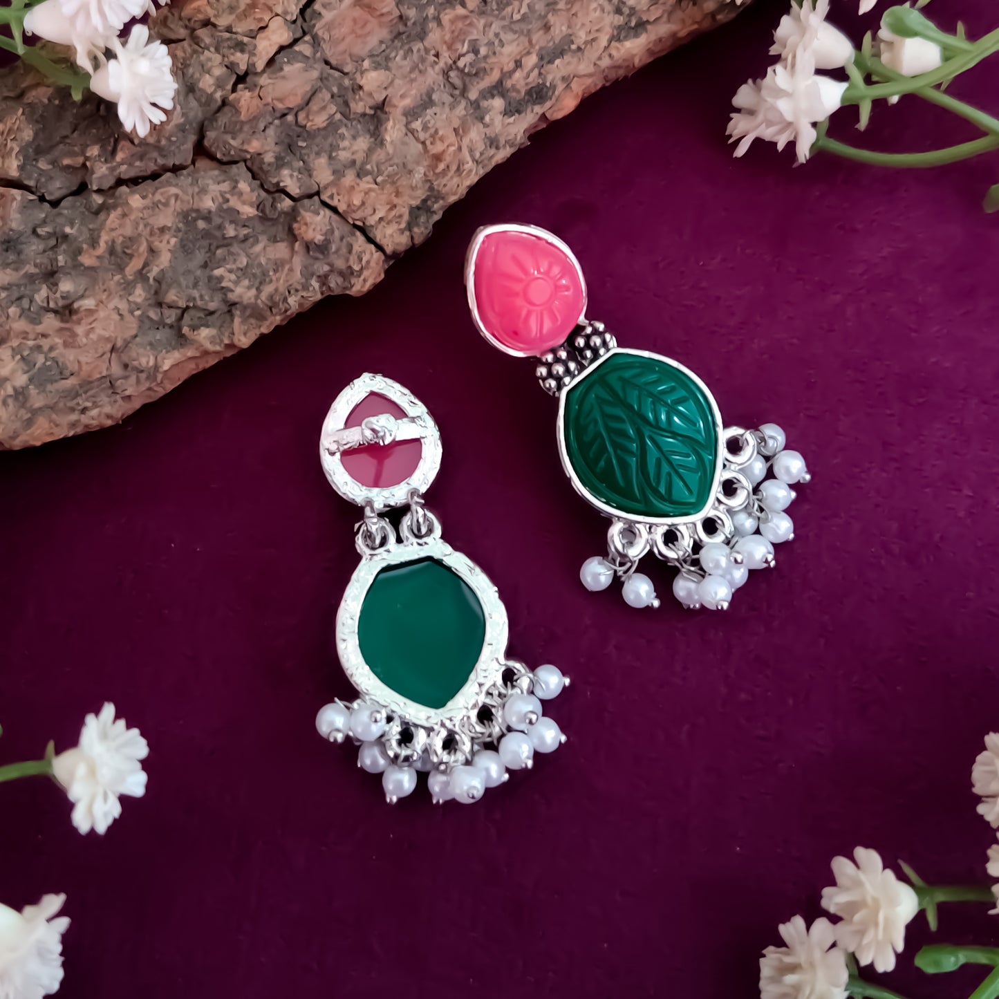 Candy Leaf Drop Daily Wear Earrings