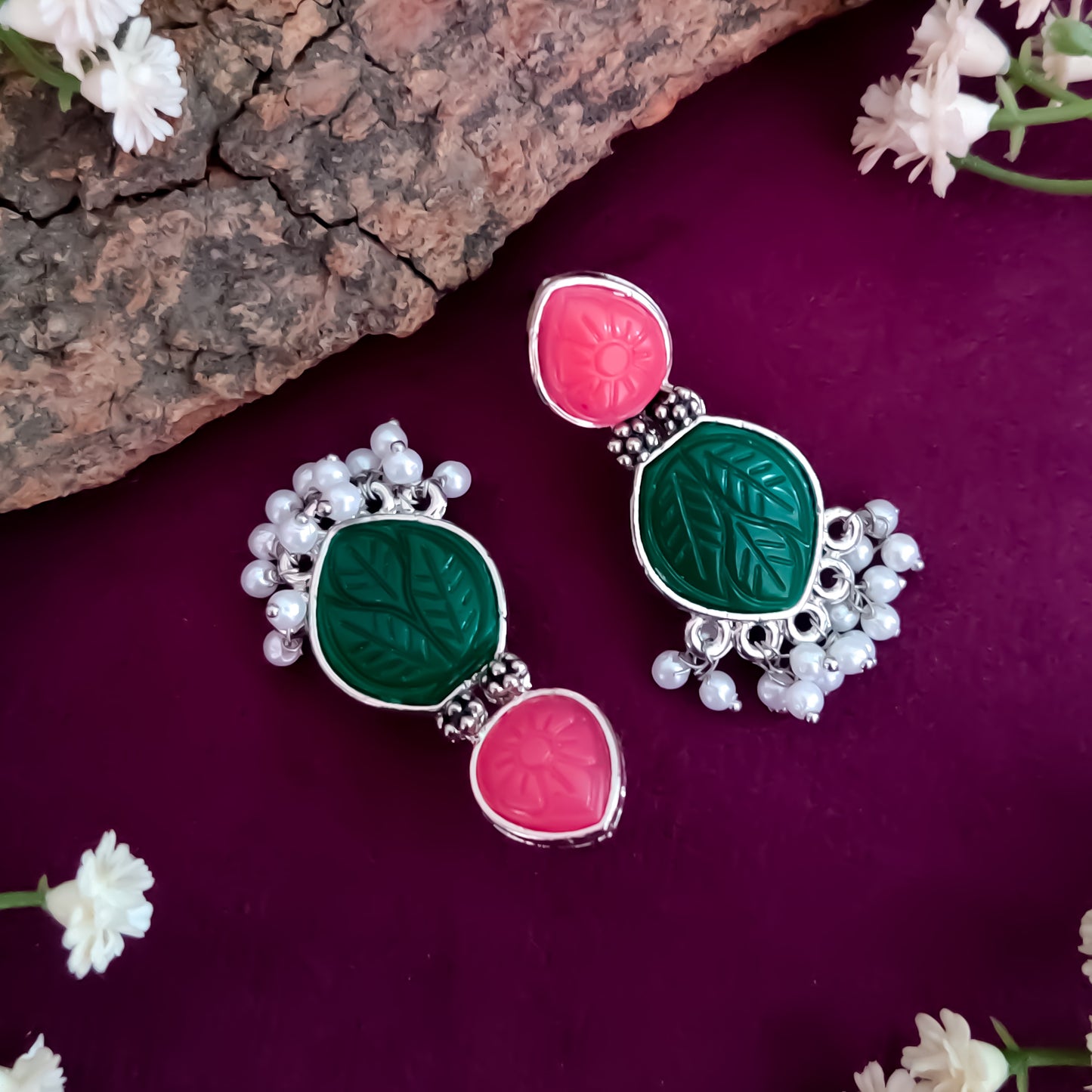 Candy Leaf Drop Daily Wear Earrings