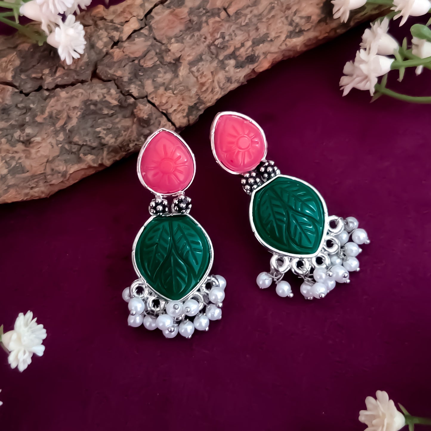 Candy Leaf Drop Daily Wear Earrings