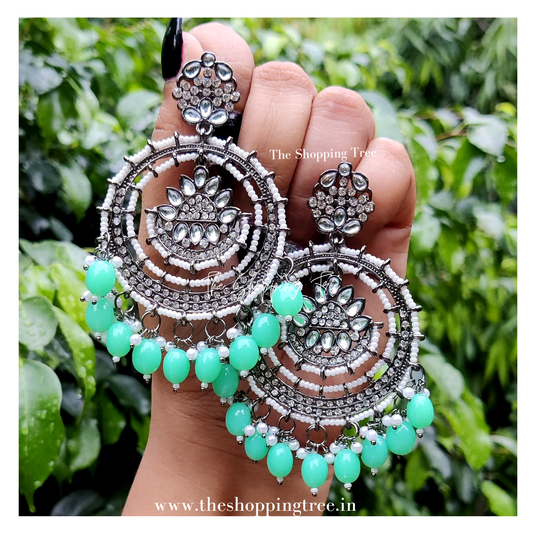 Panash Chandbaali-Mint Green